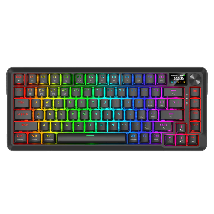 Bàn phím cơ gaming 3 chế độ REDRAGON BEHEMOTH K724 PRO